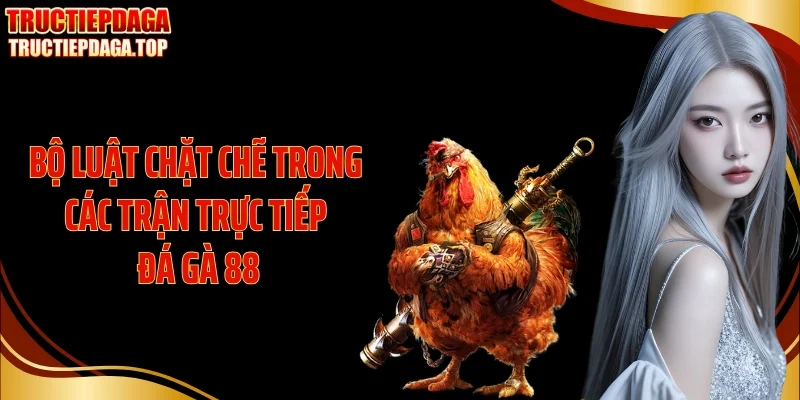 bo luat chat che trong cac tran truc tiep da ga 88 Bộ luật chặt chẽ trong các trận trực tiếp đá gà 88